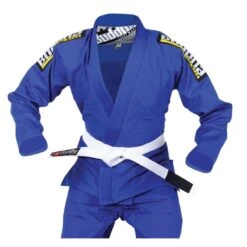 Kimono BJJ Infinity Buddha Bleu Royal + Ceinture Blanche