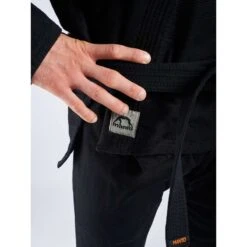 Kimono Mante Base 2.0 BJJ Gi Noir -Magasin D’Équipement D’Arts Martiaux kimono mante base 20 bjj gi noir 3