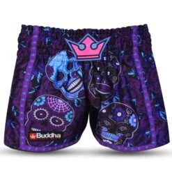 Short Muay Thai Mexicain Buddha -Magasin D’Équipement D’Arts Martiaux short muay thai mexicain buddha 4