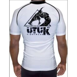 Magasin D’Équipement D’Arts Martiaux -Magasin D’Équipement D’Arts Martiaux utuk fightwear mma lycra noir blanc 1