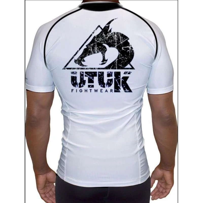 Utuk Fightwear MMA Lycra Noir Blanc 2 Utuk Fightwear MMA Lycra Noir Blanc – Image 2