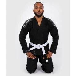 Venum First BJJ Gi Kimono Noir -Magasin D’Équipement D’Arts Martiaux venum first bjj gi kimono noir 4
